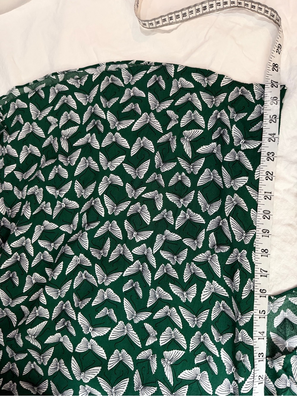 ANTHROPOLOGIE MAEVE Acker Wide-Leg Pants Green Butterflies S - Picture 13 of 16